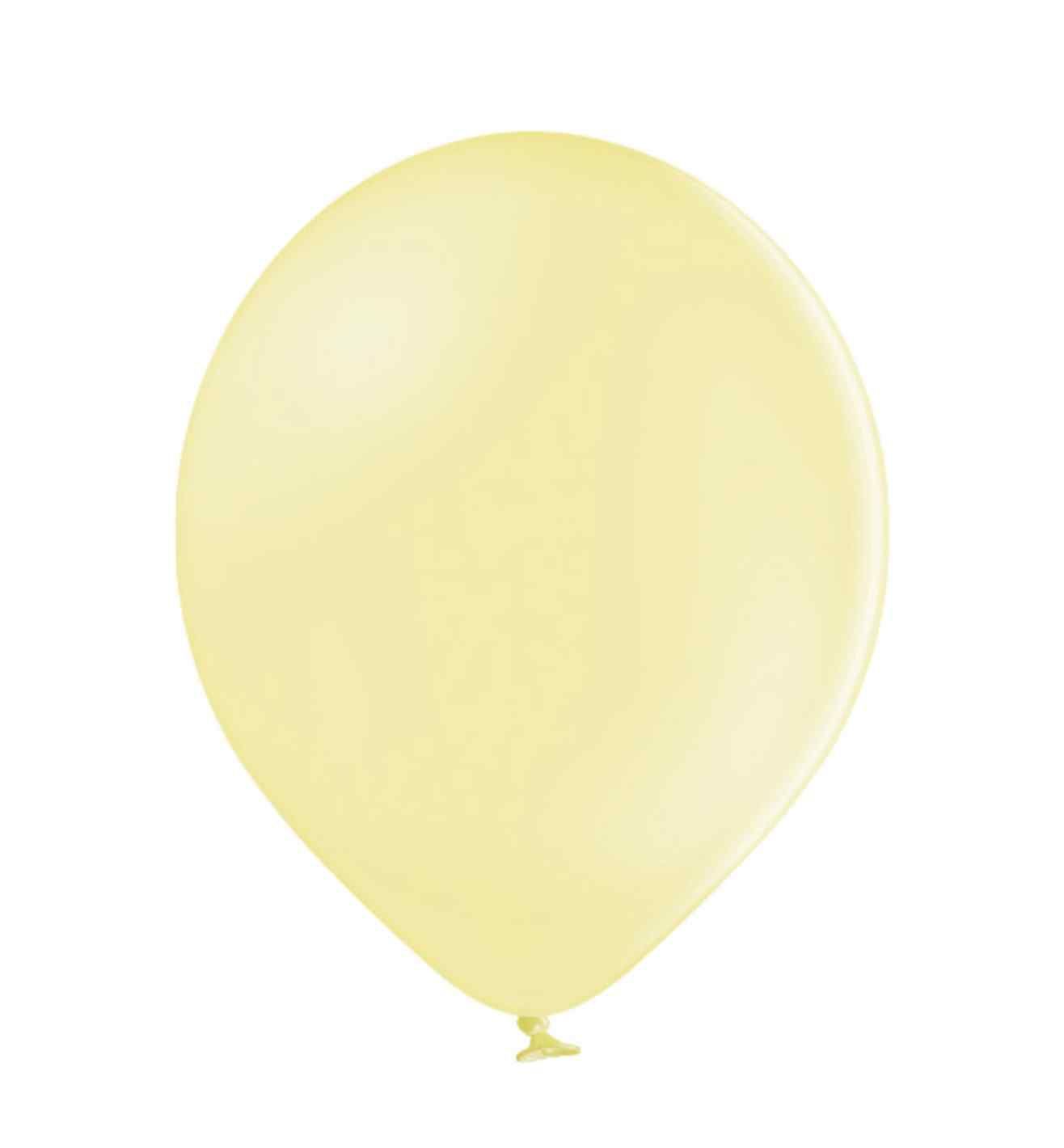 5" Belbal Pastel Lemon Latex 100ct.