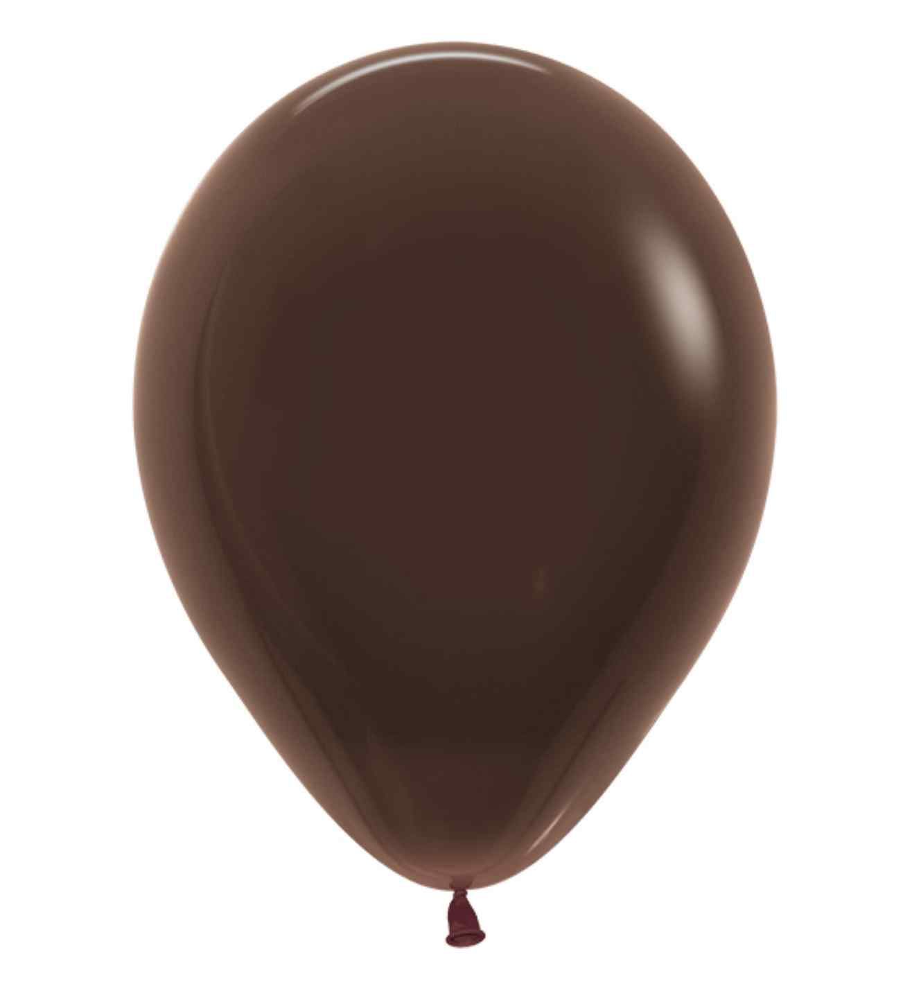 12" Sempertex Chocolate 076 Fashion Latex Balloons 50ct