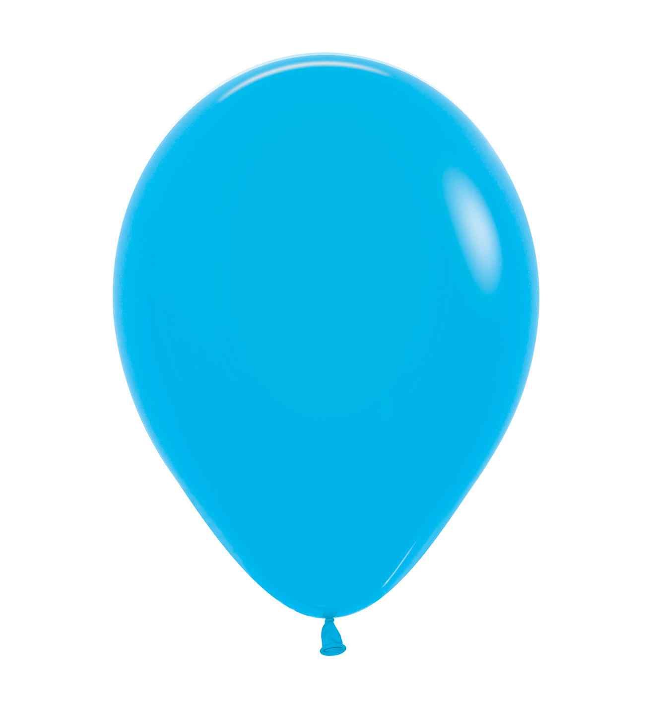 12" Sempertex Blue 040 Fashion Latex Balloons 50ct