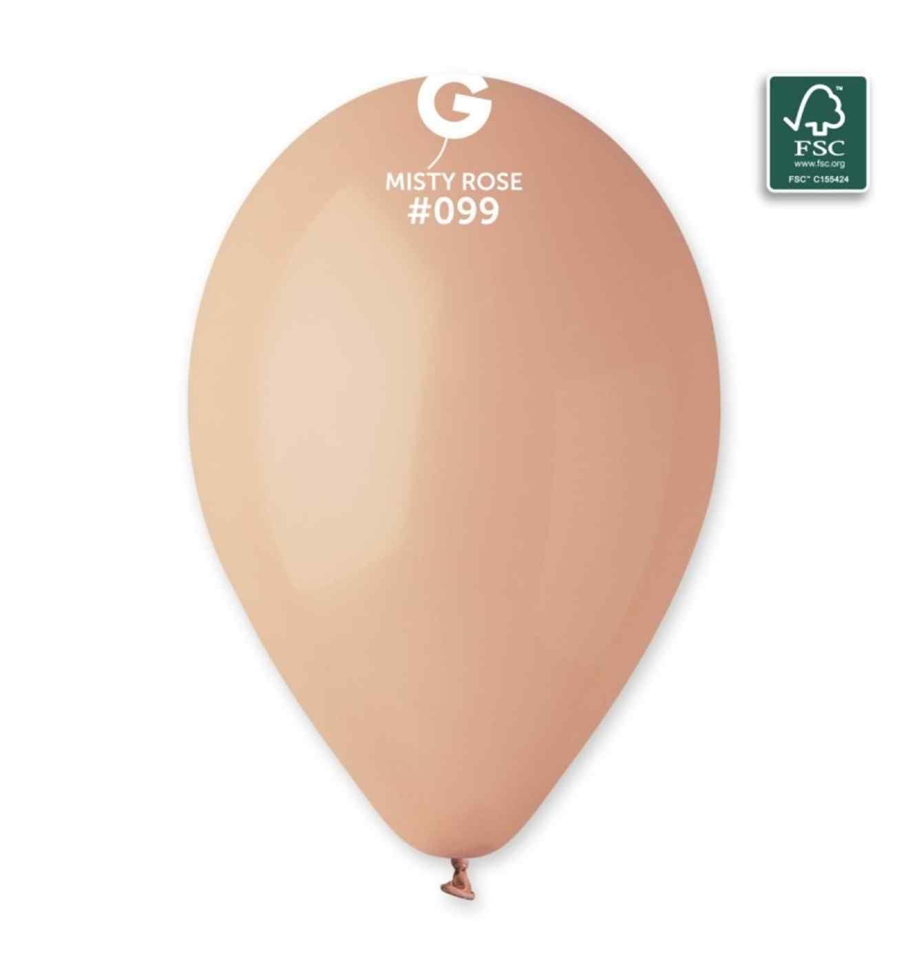 13" Gemar Misty Rose Latex 50ct