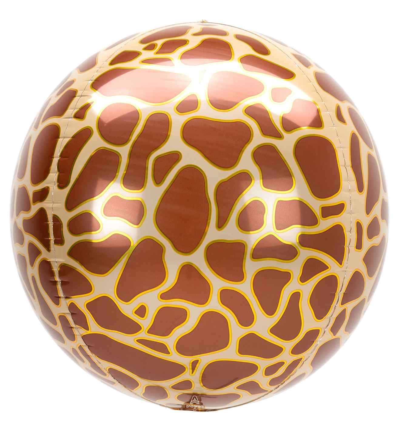 15" Animalz Giraffe Print Orbz