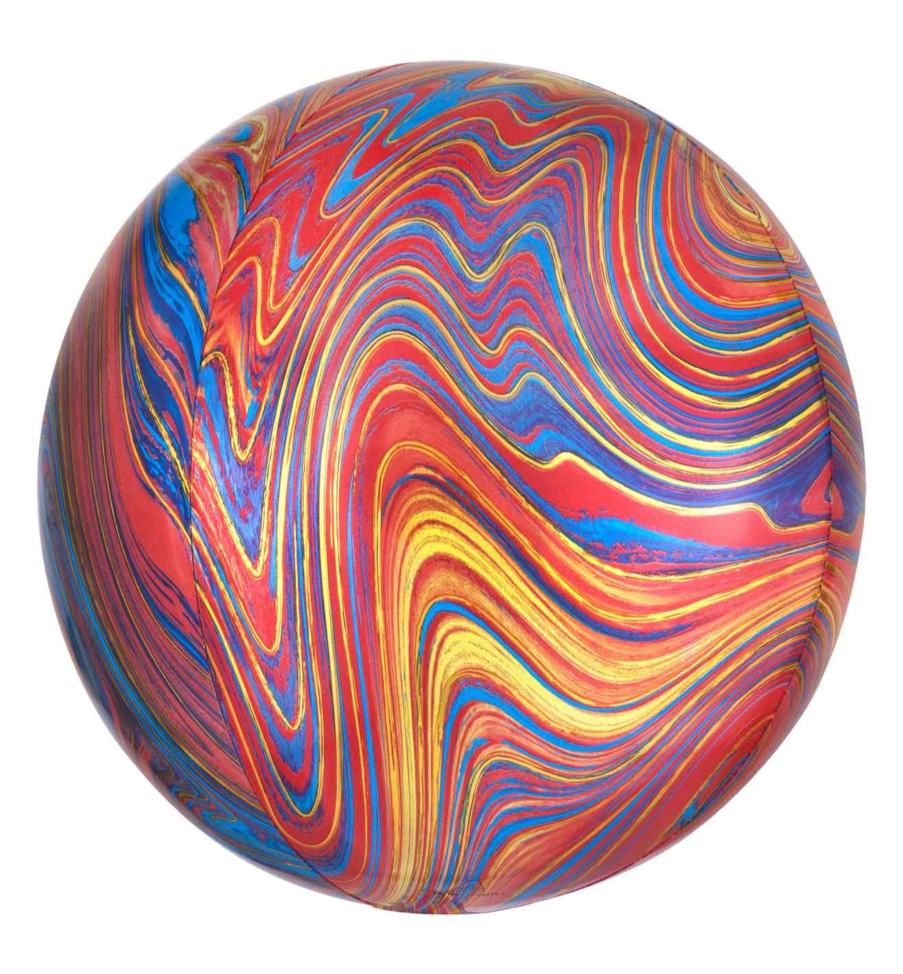 15" Colourful Marblez Orbz