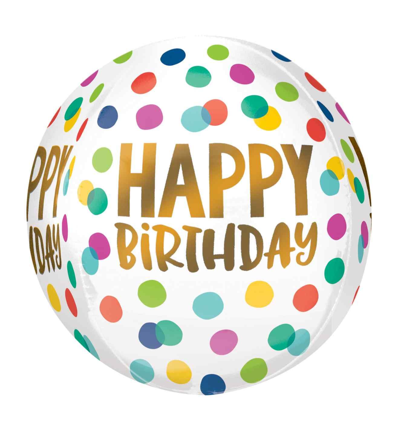 15" Happy Dots Orbz