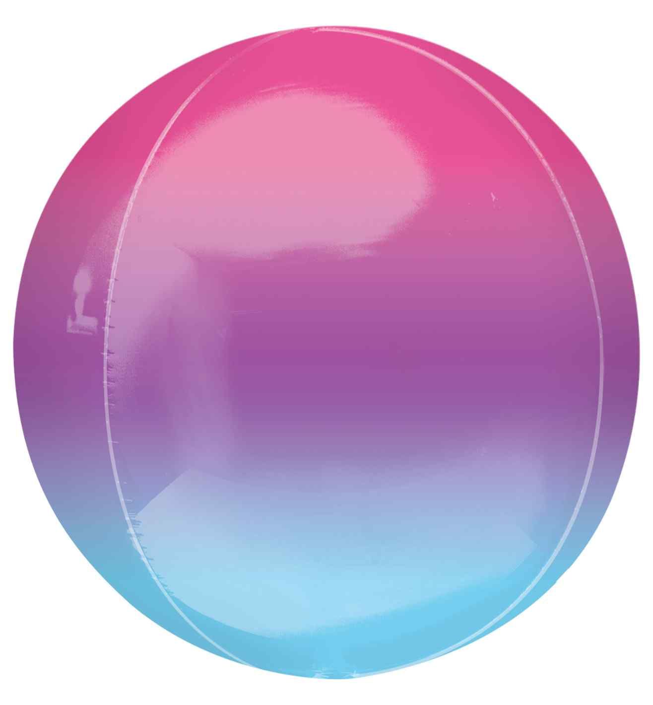 15" Ombre Purple & Blue Orbz