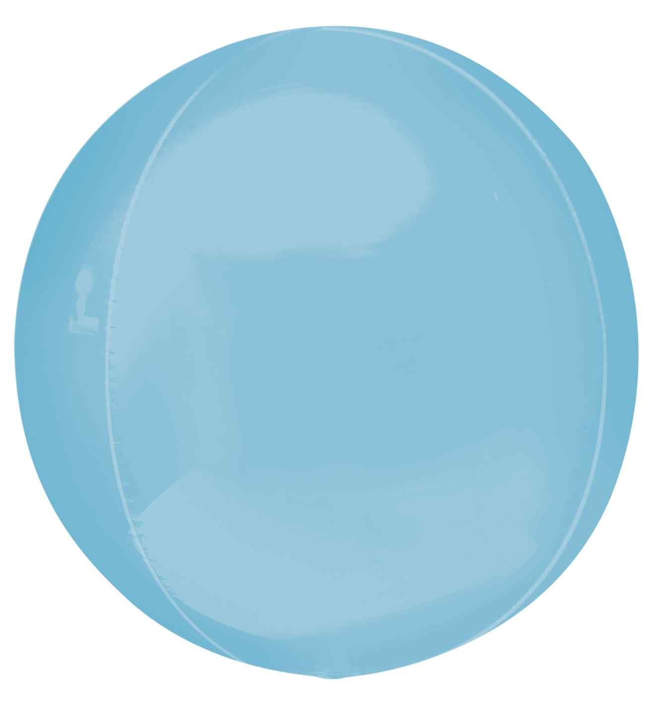 15" Pastel Blue Orbz 3PC