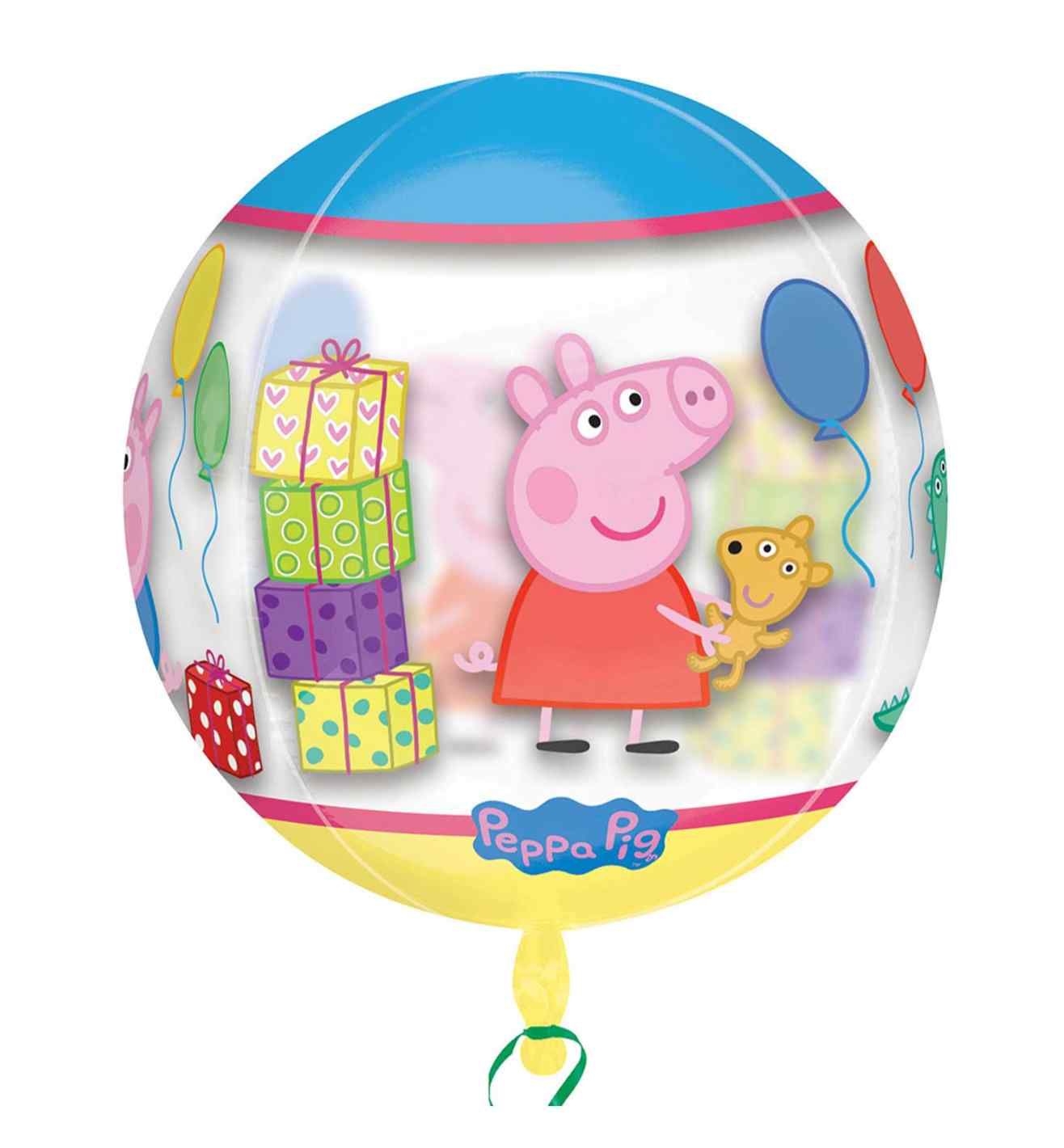 15" Peppa Pig Clear Orbz