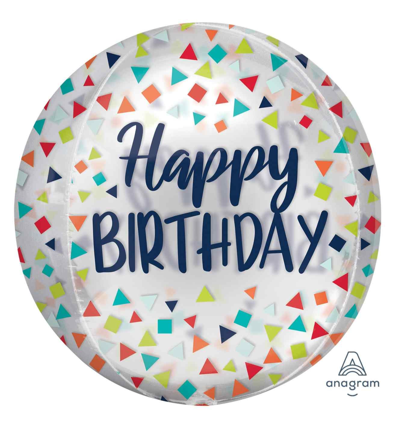 15" Reason to Celebrate Birthday Orbz