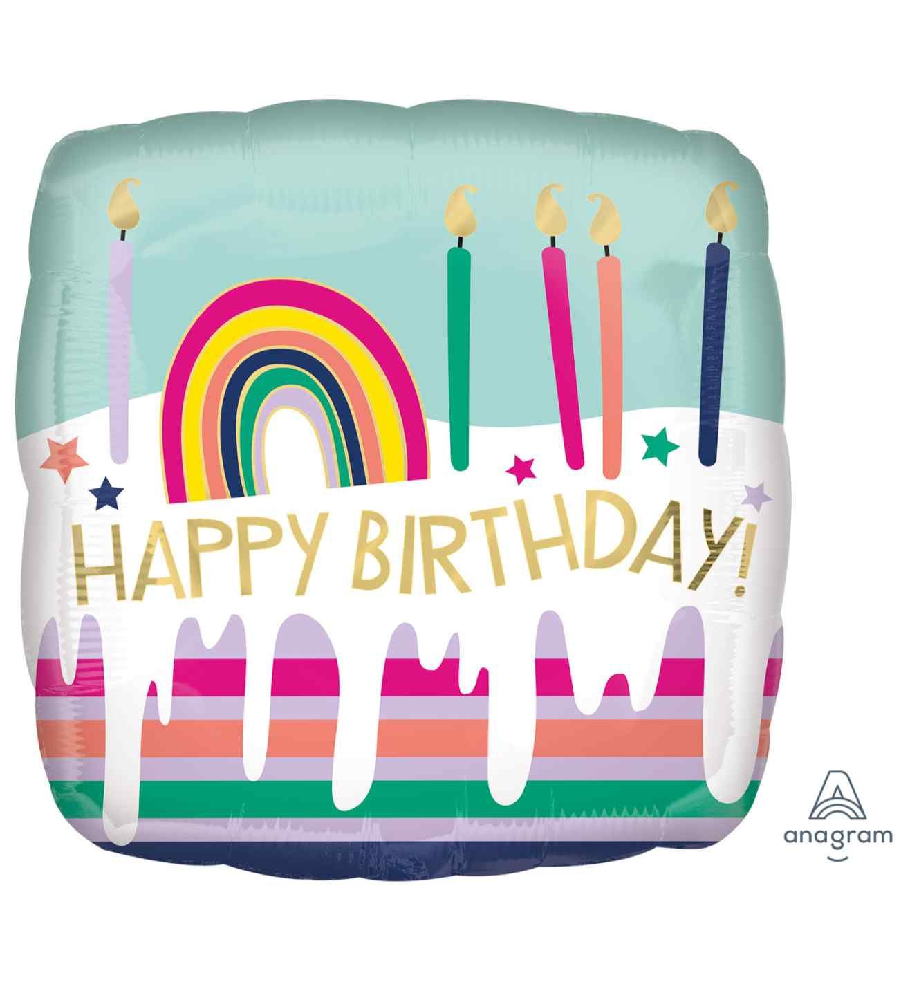 18" Frosted Cake Foil Balloon