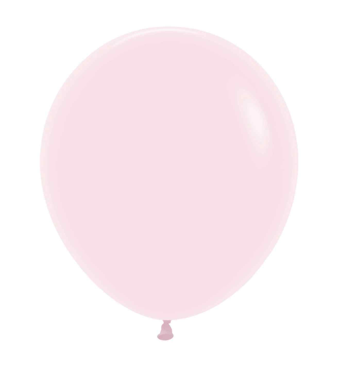 18" Sempertex Pastel Matte Solid Pink 25ct.