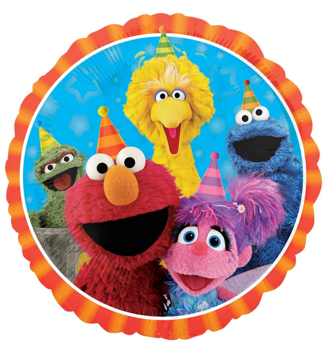 18" Sesame Street Fun Foil Balloon