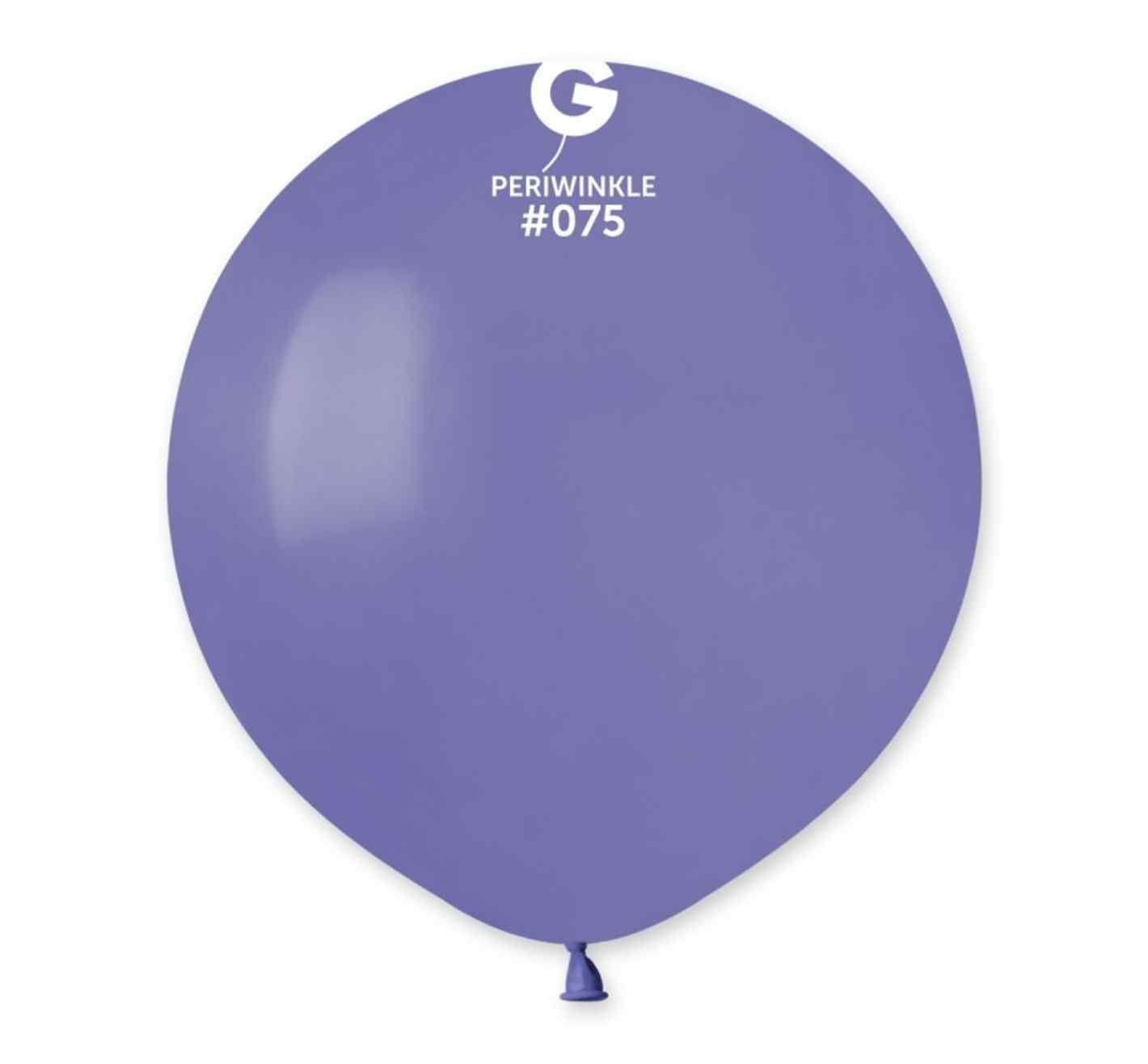 19" Gemar Periwinkle Latex 25ct