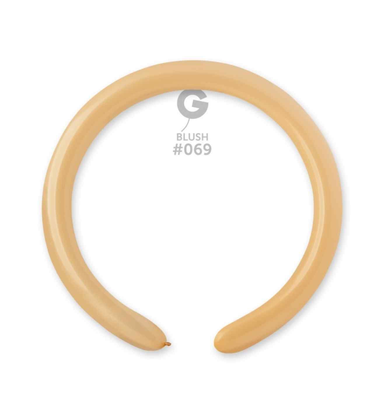 2" Gemar Blush Modelling Balloon 100ct