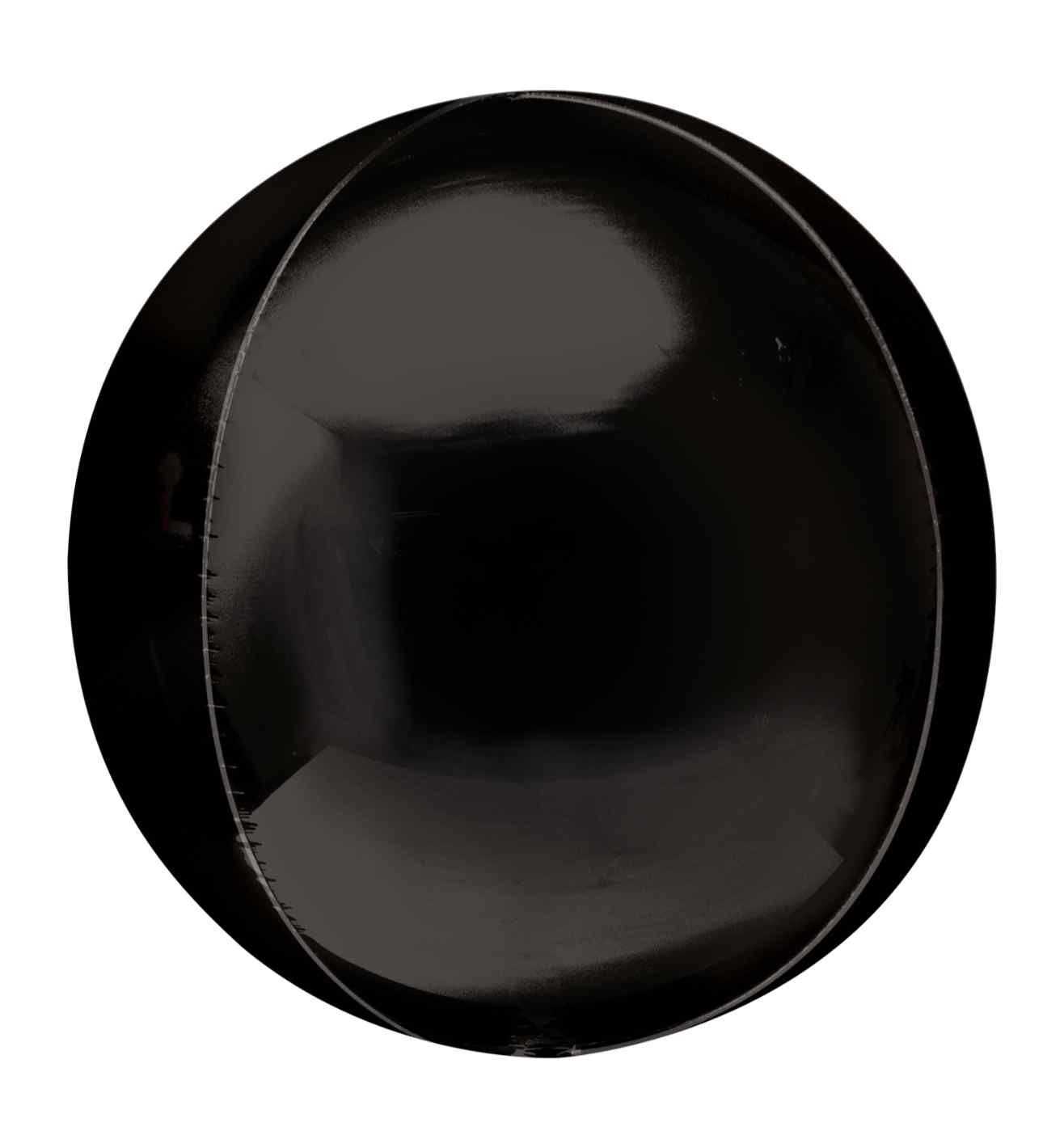 21" Black Jumbo Orbz  Foil Balloon Pack of 3 