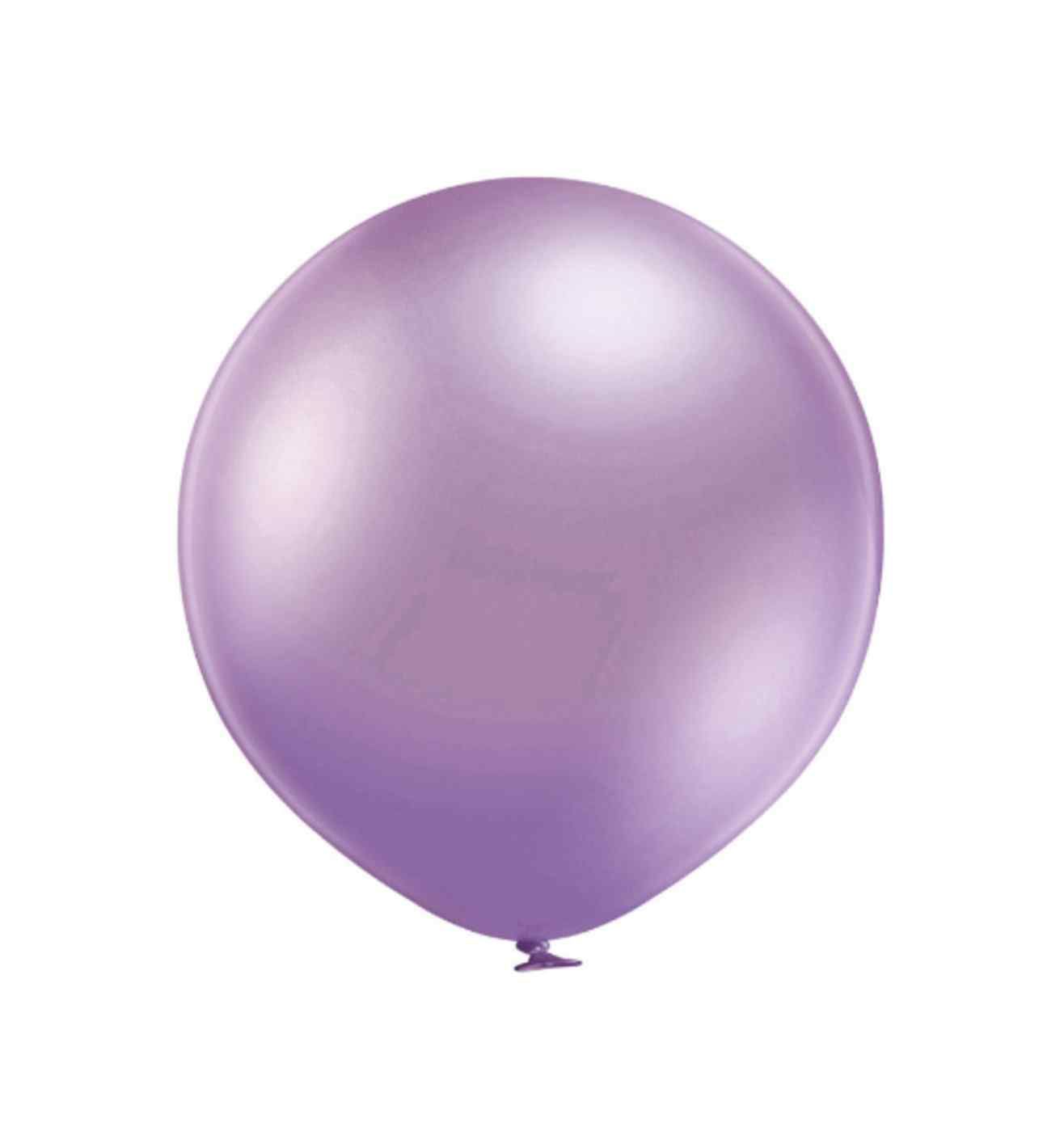 2ft Belbal Glossy Purple Latex Balloon 2ct