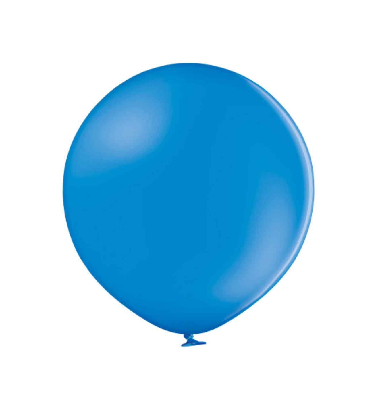 2ft Belbal Pastel Mid Blue Latex Balloon 2ct