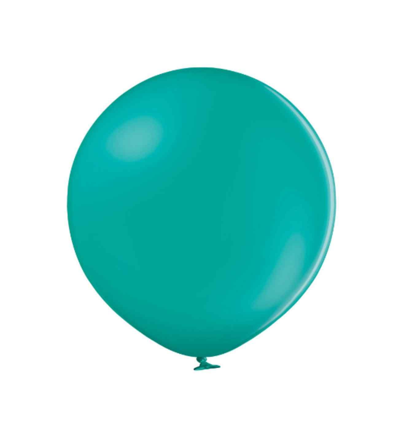 2ft Belbal Pastel Turquoise Latex Balloon 2ct