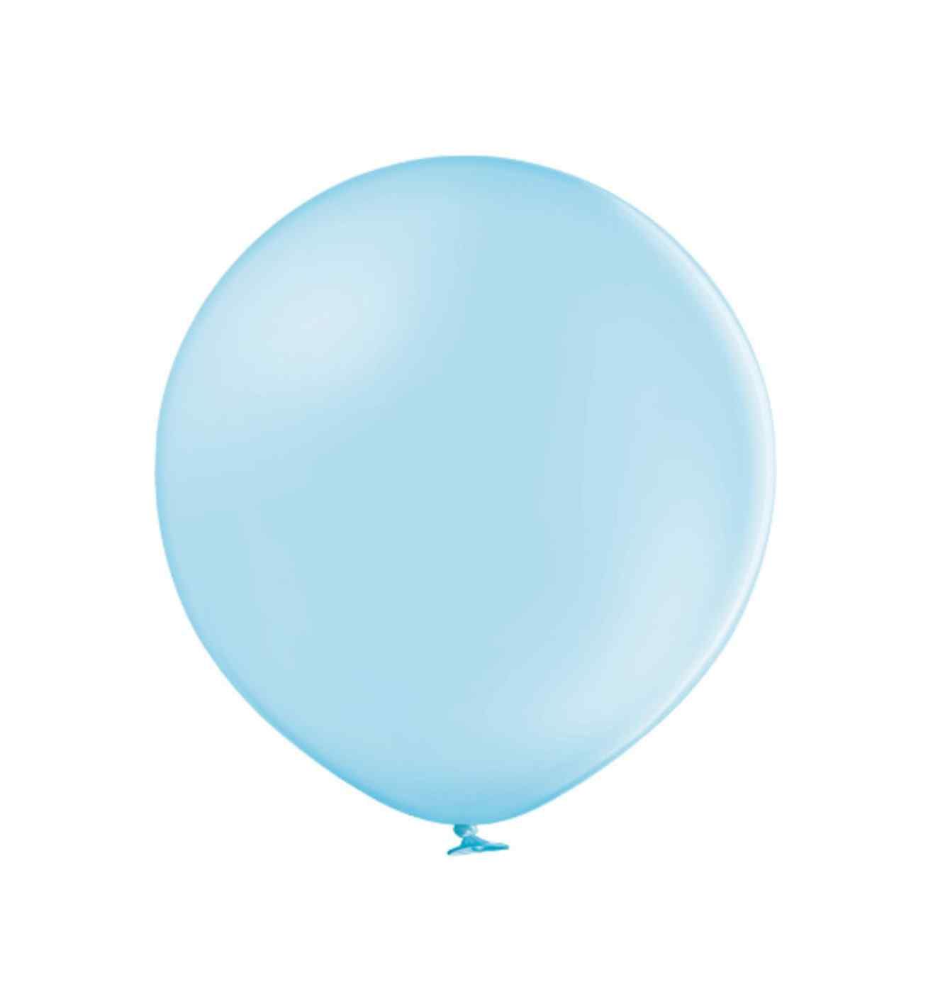 3ft Belbal Pastel Sky Blue Latex Balloon 2ct