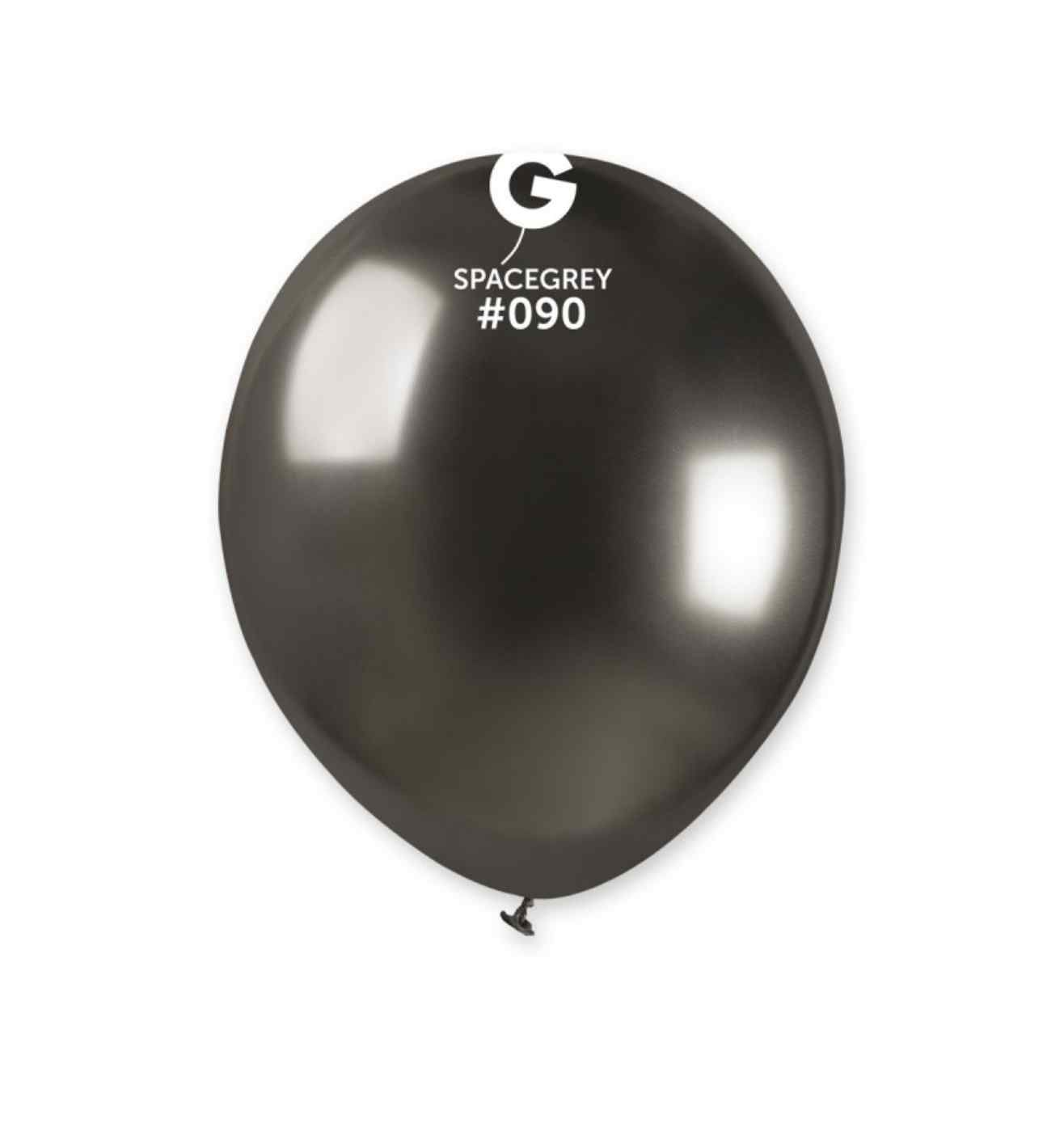 5" Gemar Shiny Space Grey Latex 50ct