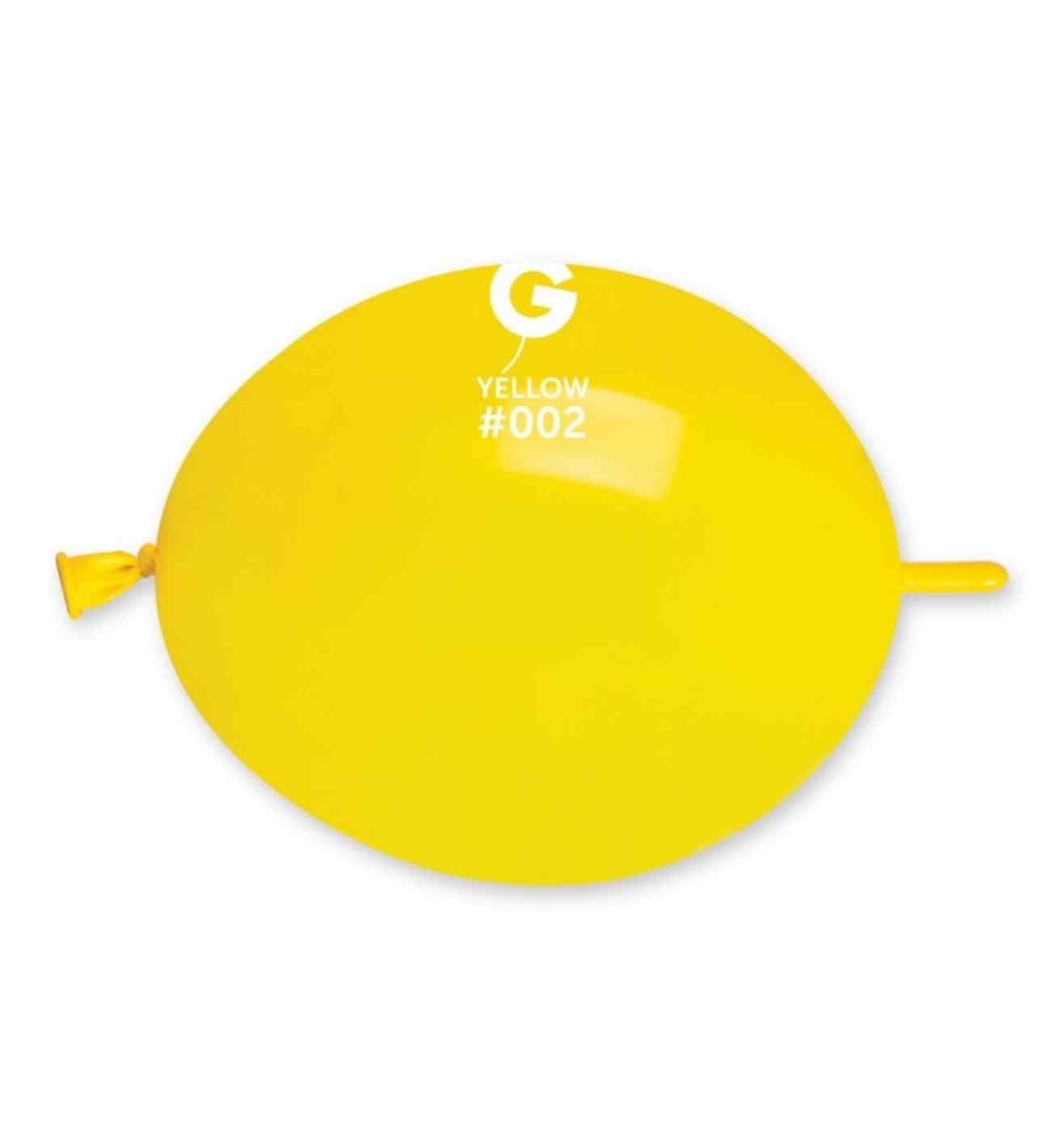 6" Gemar Yellow G-link Latex 100ct