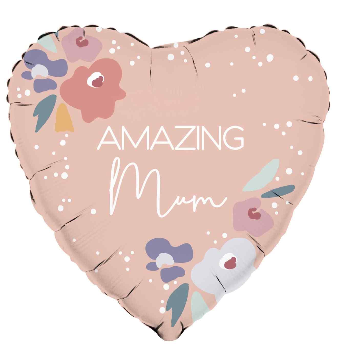 31" Amscan Amazing Mum Satin Luxe Foil Balloon
