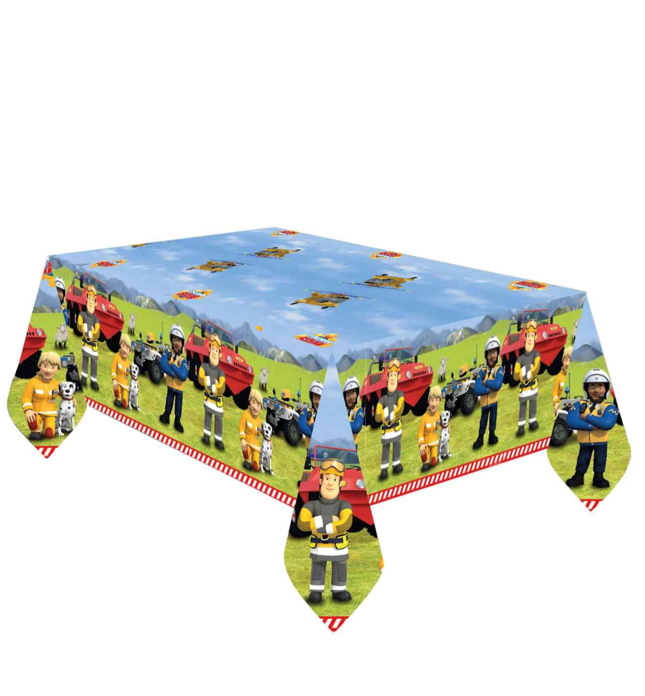 Fireman Sam Paper Tablecover 1.2m x 1.8m