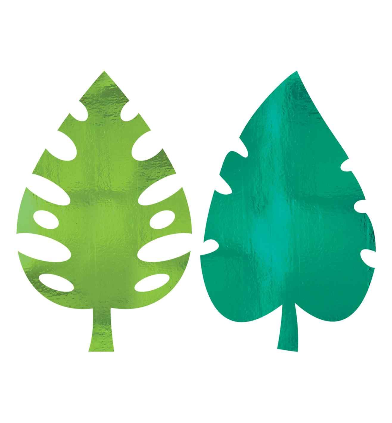 Hawaiian Palm Leaf Shaped Fans