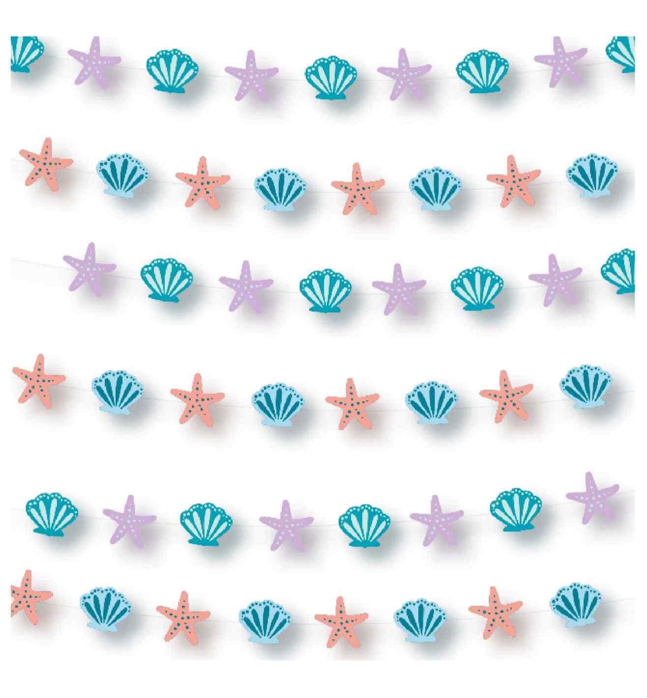 Mermaid Tales String Decorations 2.13m 6ct