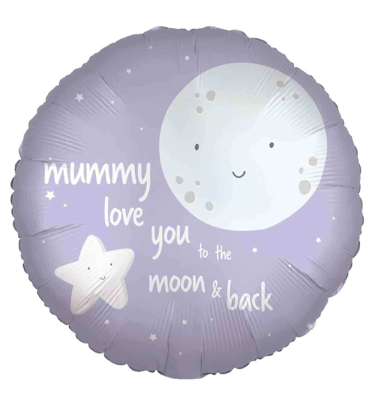 17" Amscan Mummy Moon Foil Balloon