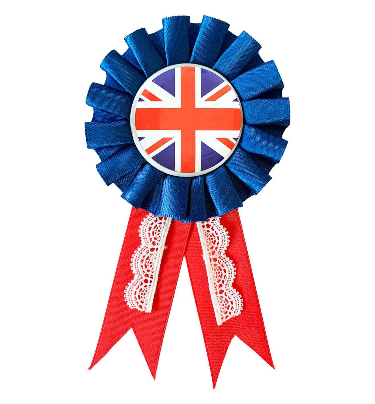 Red White & Blue GB Rossette