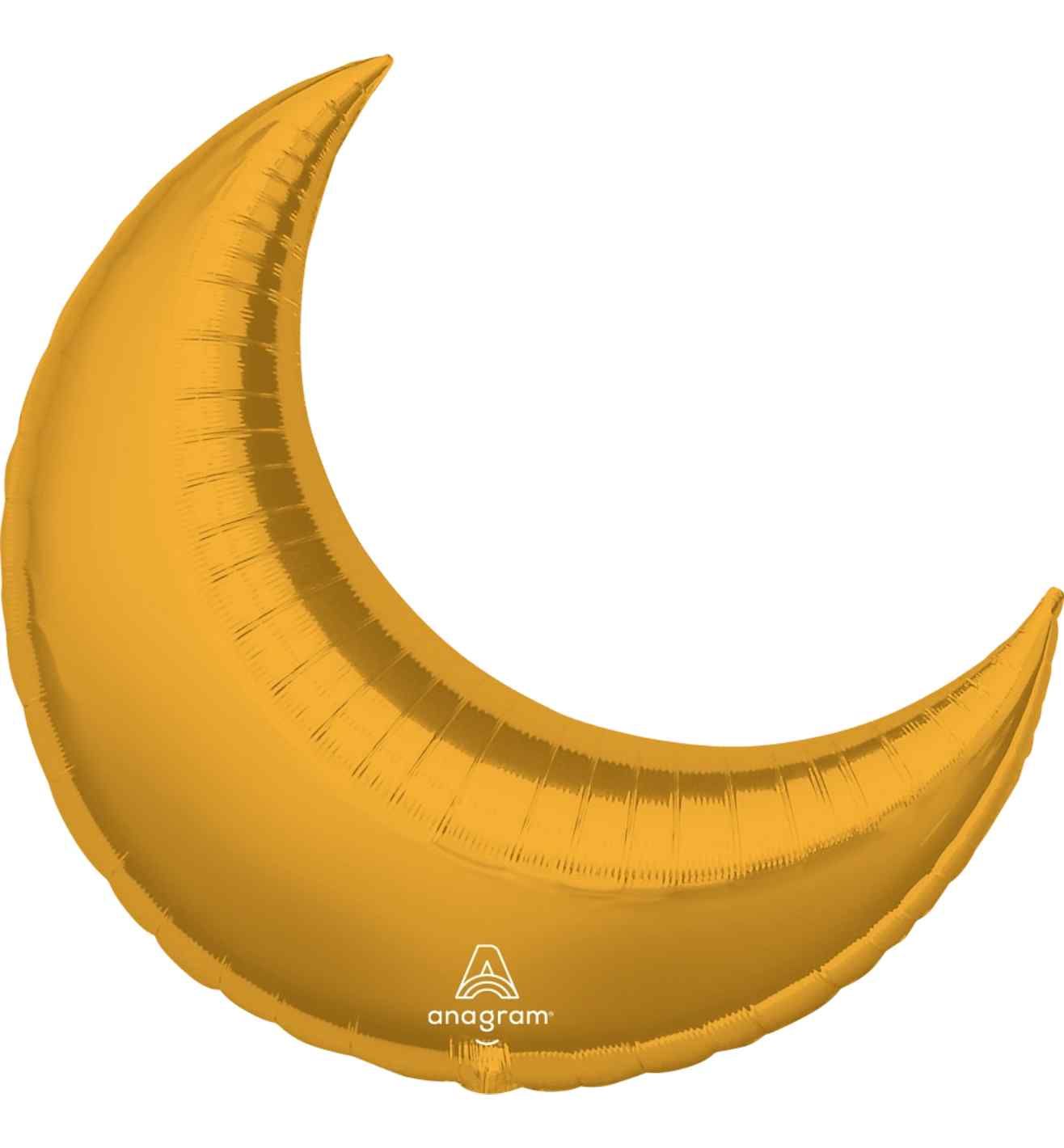 36" Curve Gold Foil Balloon 3PC
