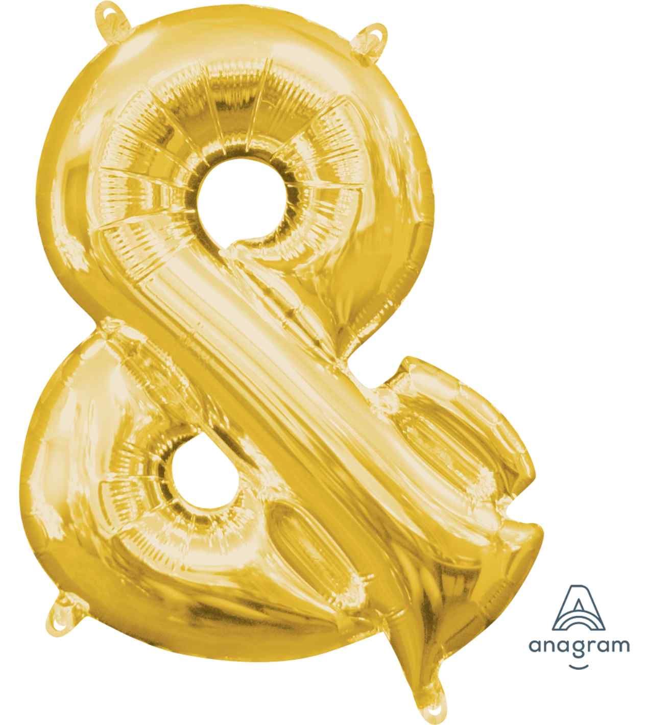 16" Gold & Symbol Foil Balloon