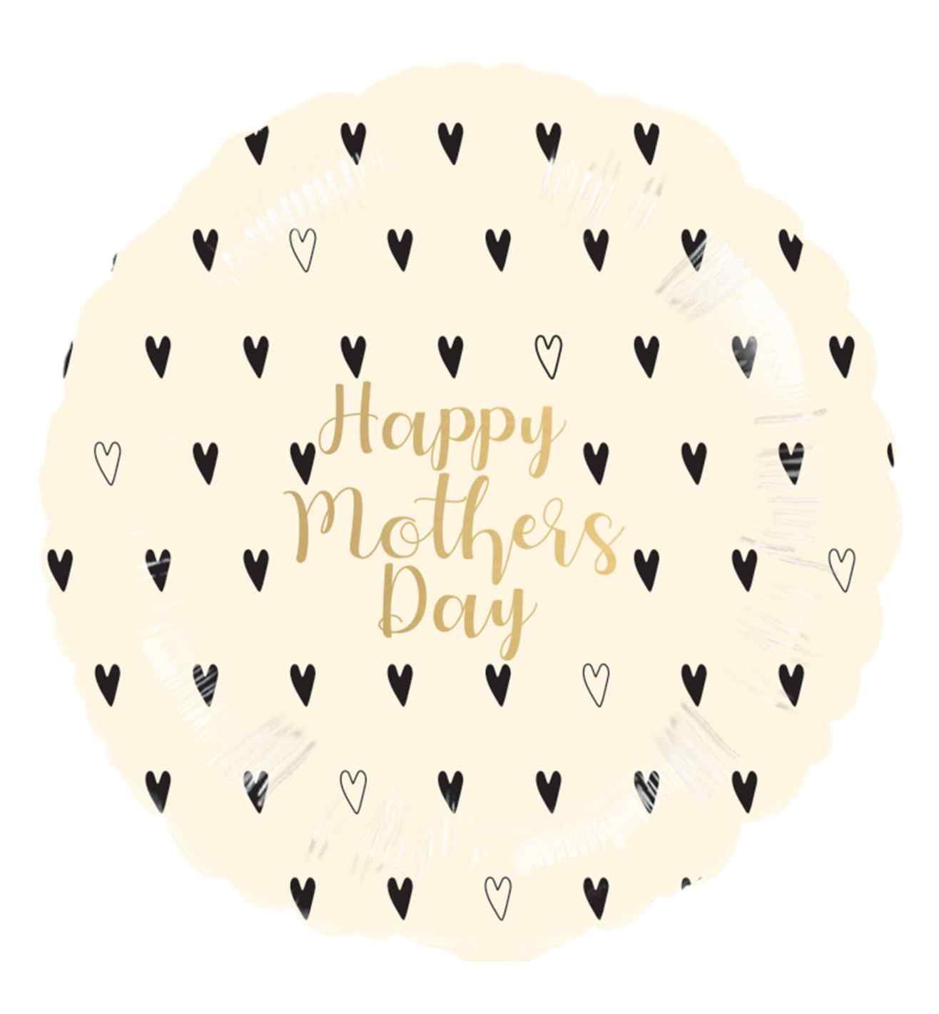 17" Anagram Happy Mother's Day Hearts Foil Balloon