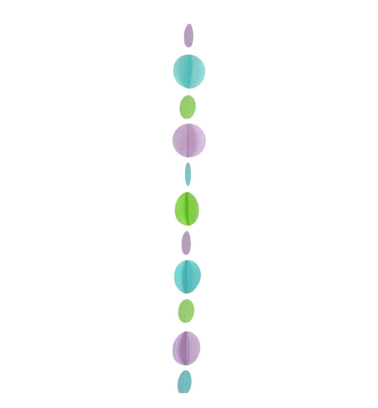 Balloon Tails 1.2m - Teal Circles
