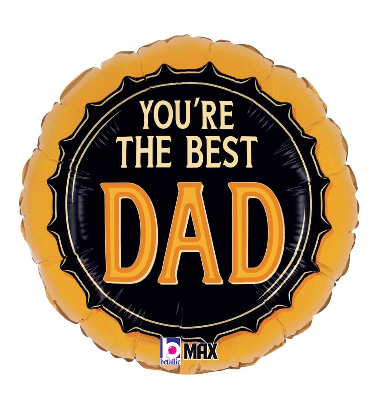 18" Betallic Best Dad Beer Foil