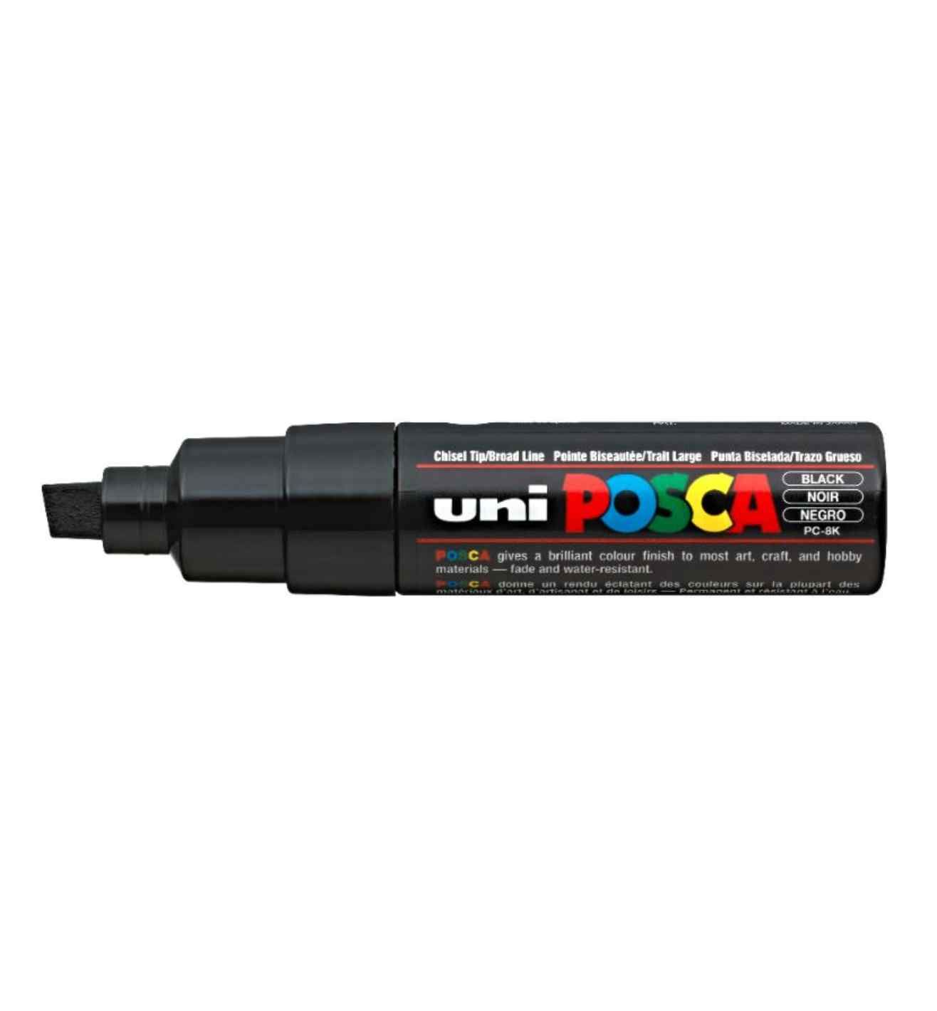 Black POSCA Broad Chisel Tip