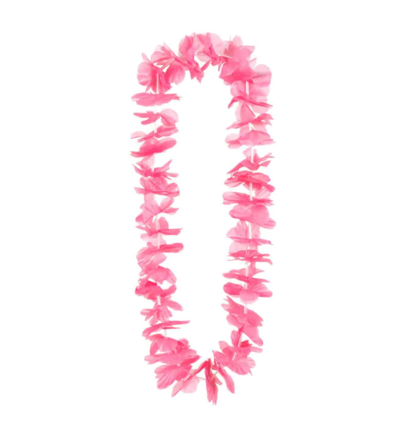 Pink Flower Hawaiian Lei