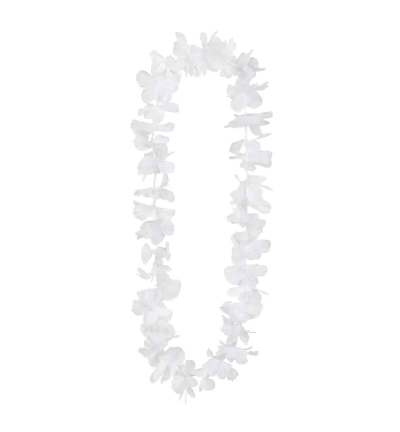 White Flower Hawaiian Lei