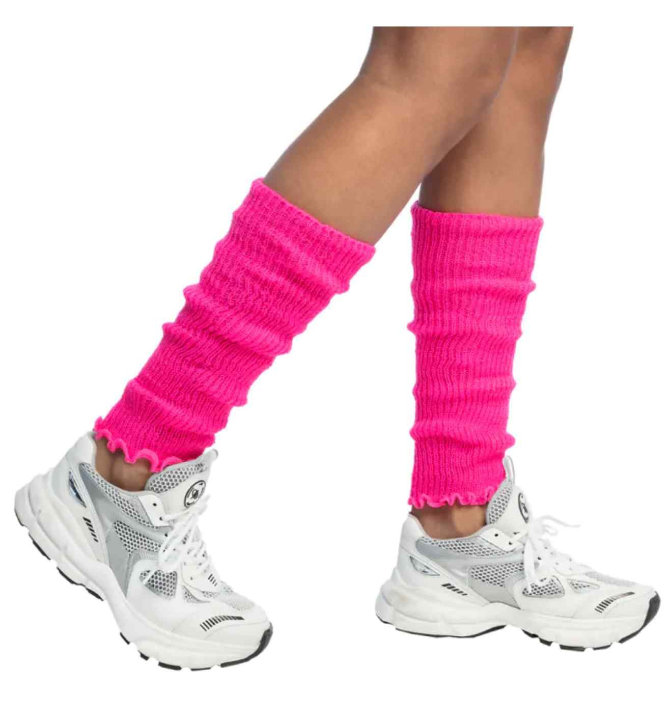 Neon Pink Leg Warmers