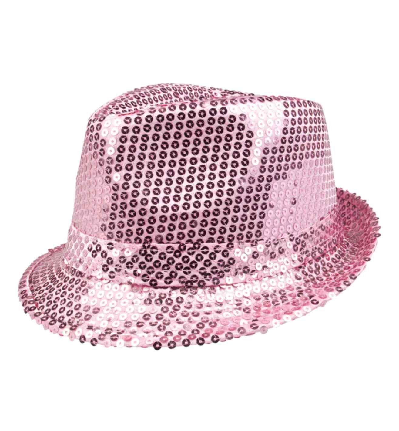 Light Pink Popstar Sequin Hat