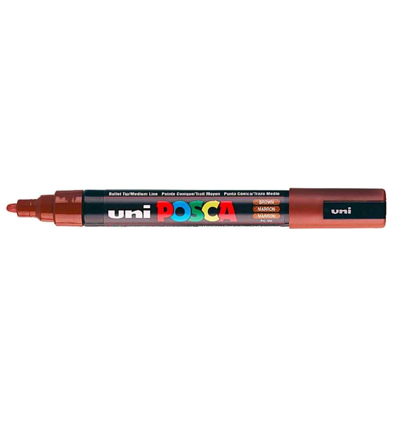 Brown POSCA Medium Bullet Tip