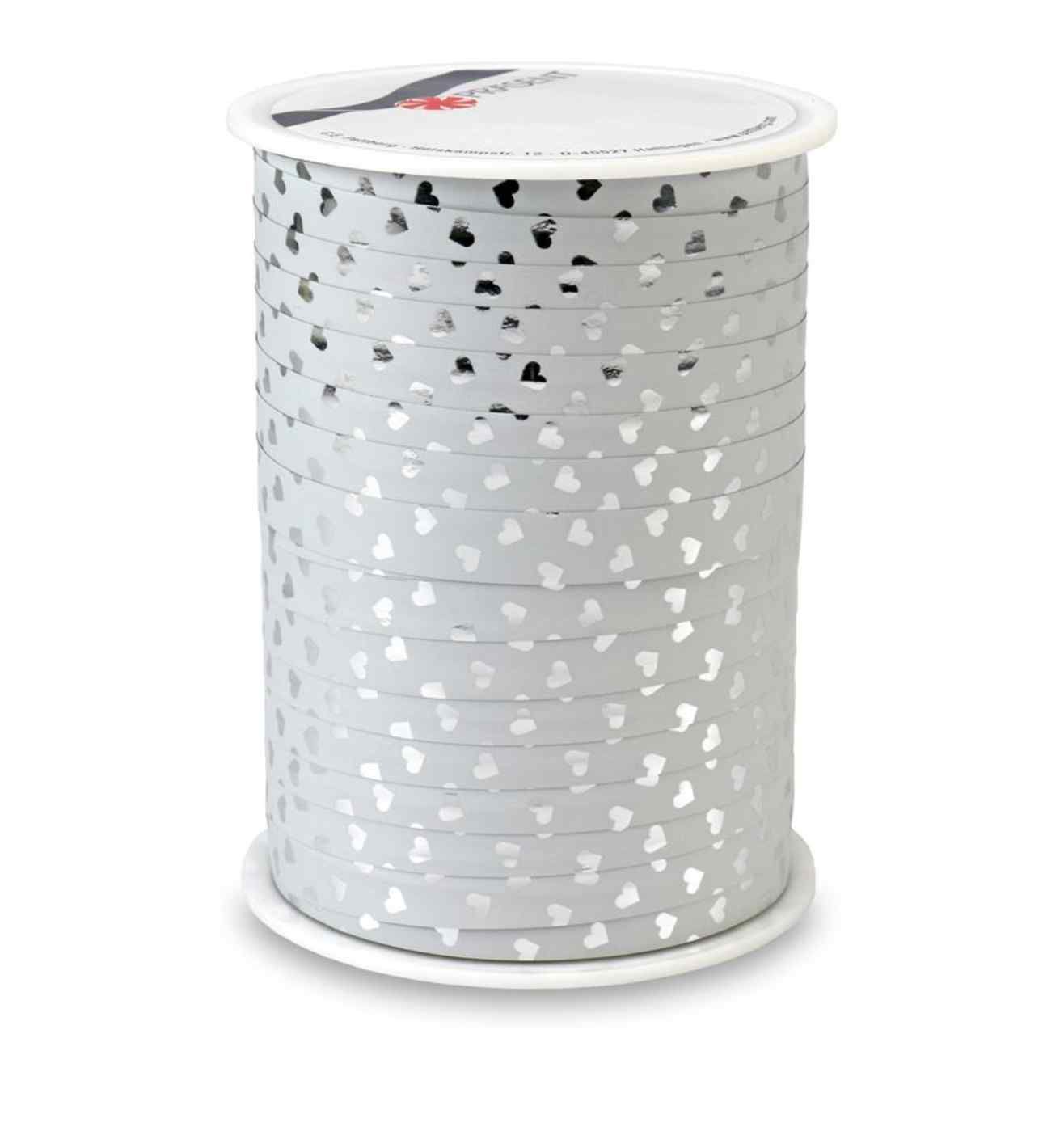 Cherie Silver Ribbon 10mm x 100m