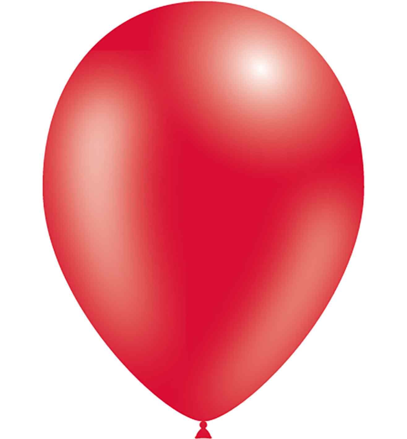 11" Decotex Fashion Solid Red Latex Balloons 50ct.