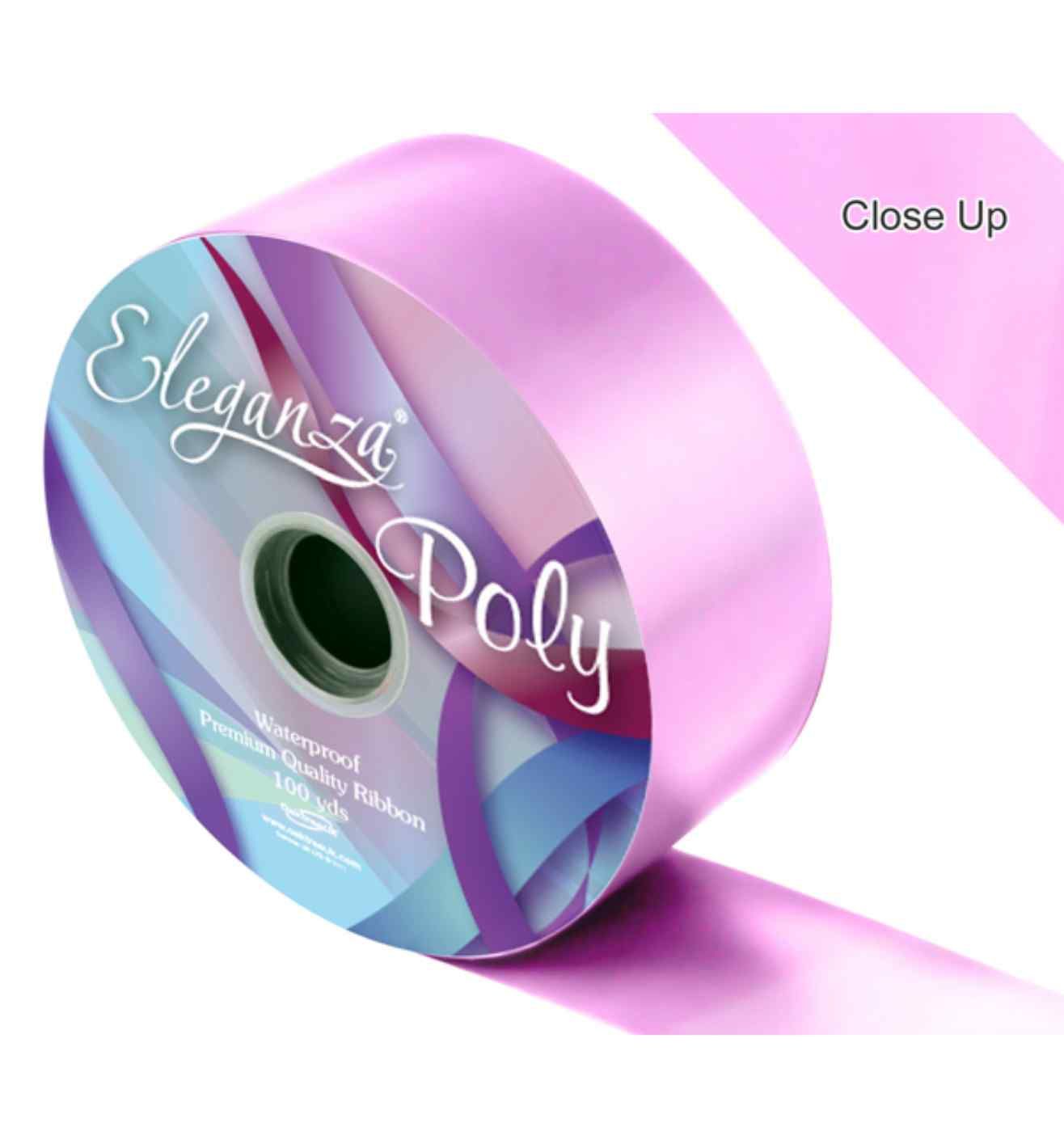 Eleganza Poly Ribbon Classic Pink - 50mm x 91m