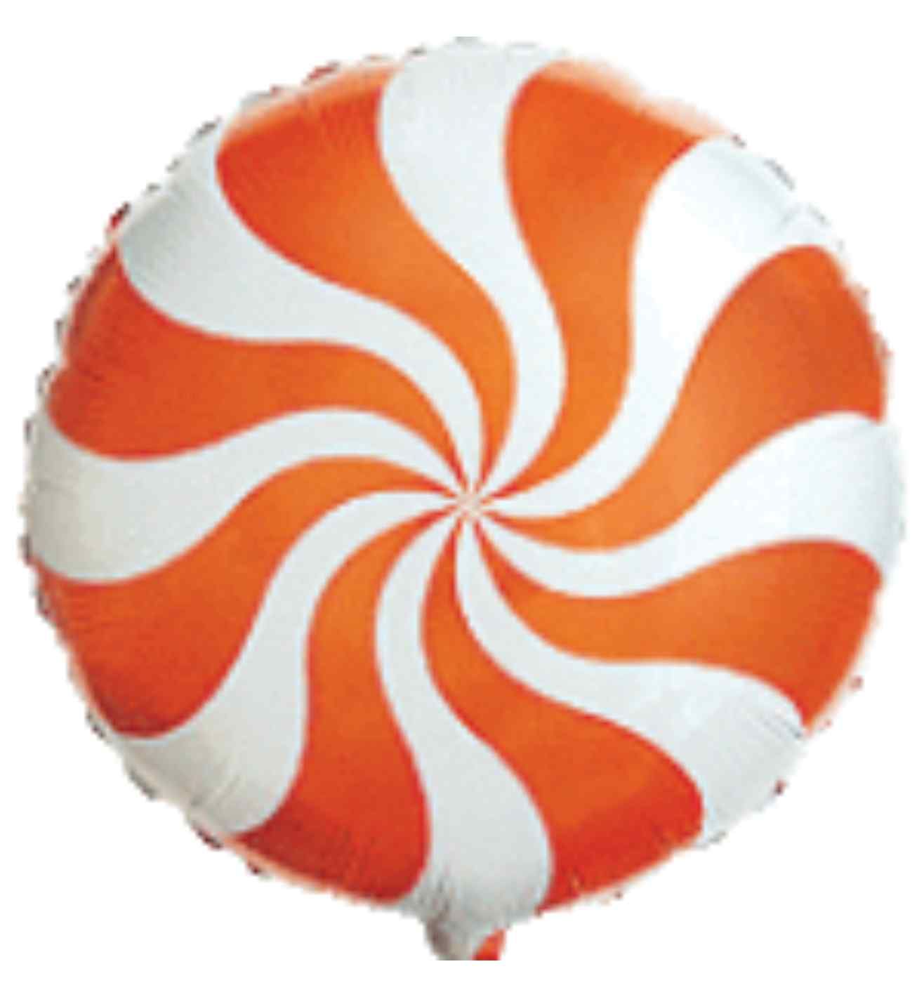 18" Flexmetal Orange Candy Swirl Round