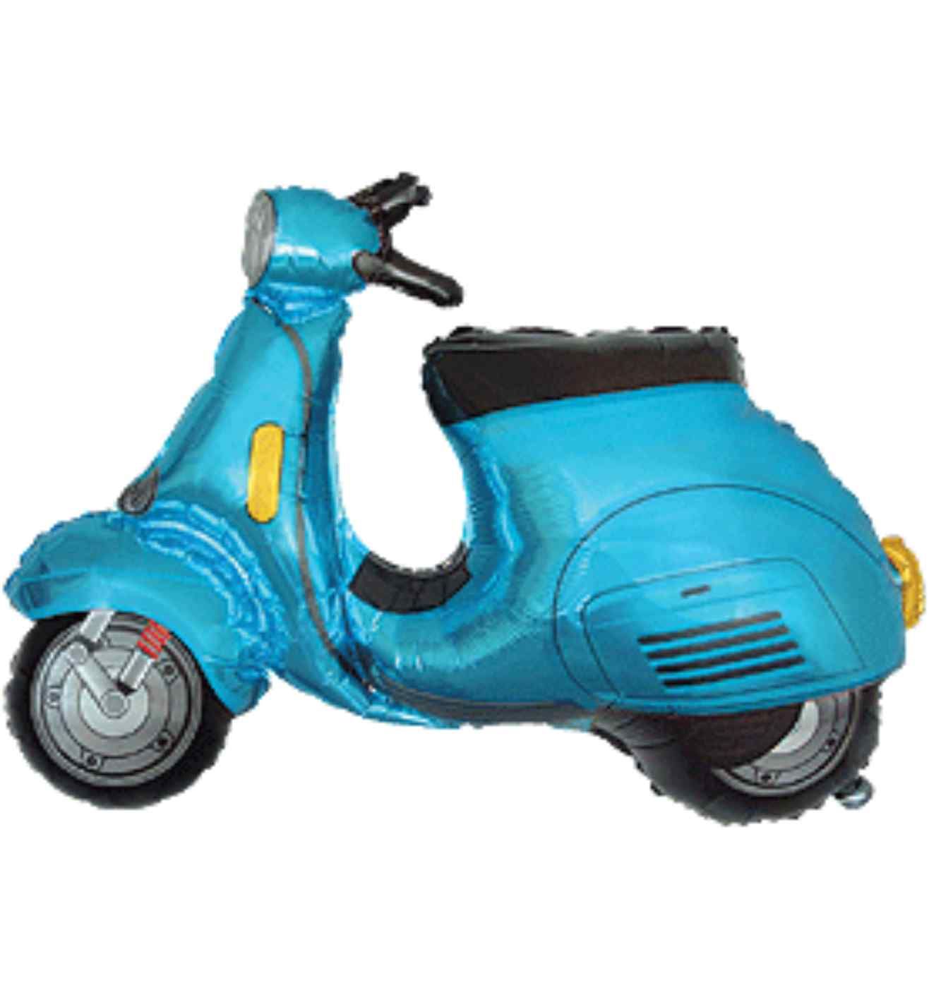 29" x 38" Flexmetal Scooter Blue Supershape