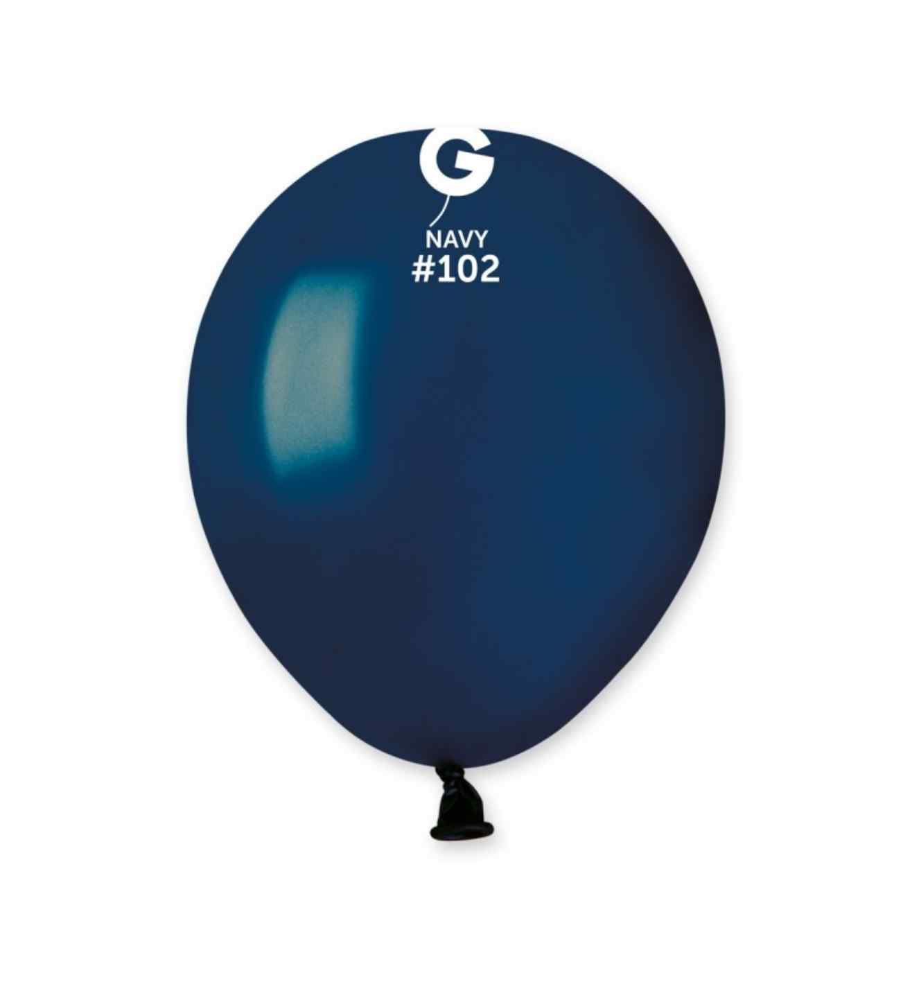 5" Gemar Navy Latex 50ct
