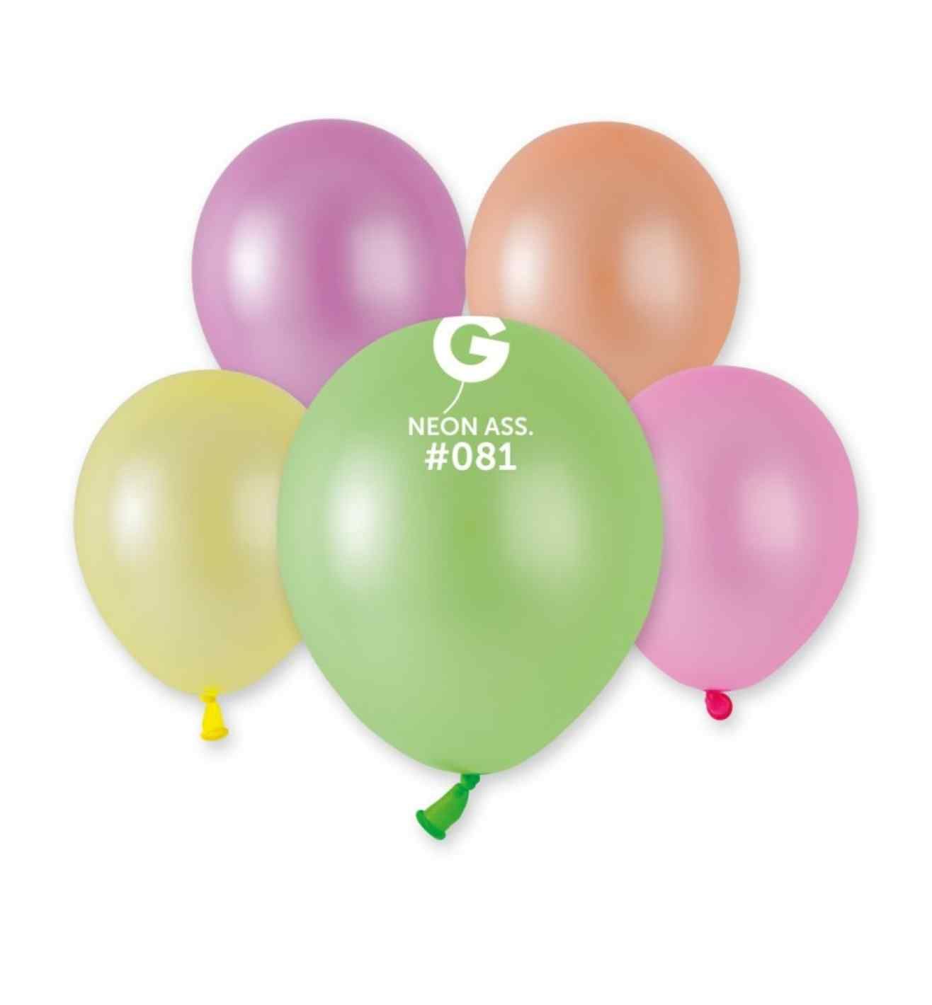 13" Gemar Neon Assorted Latex 50ct