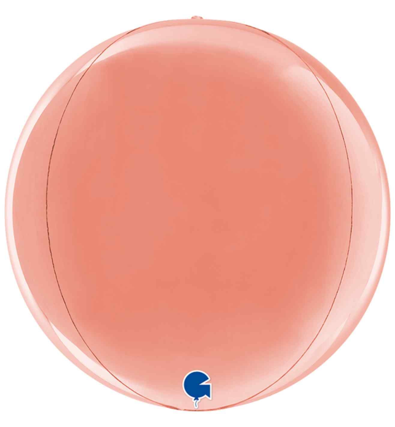 11" Grabo Rose Gold 4D Globe