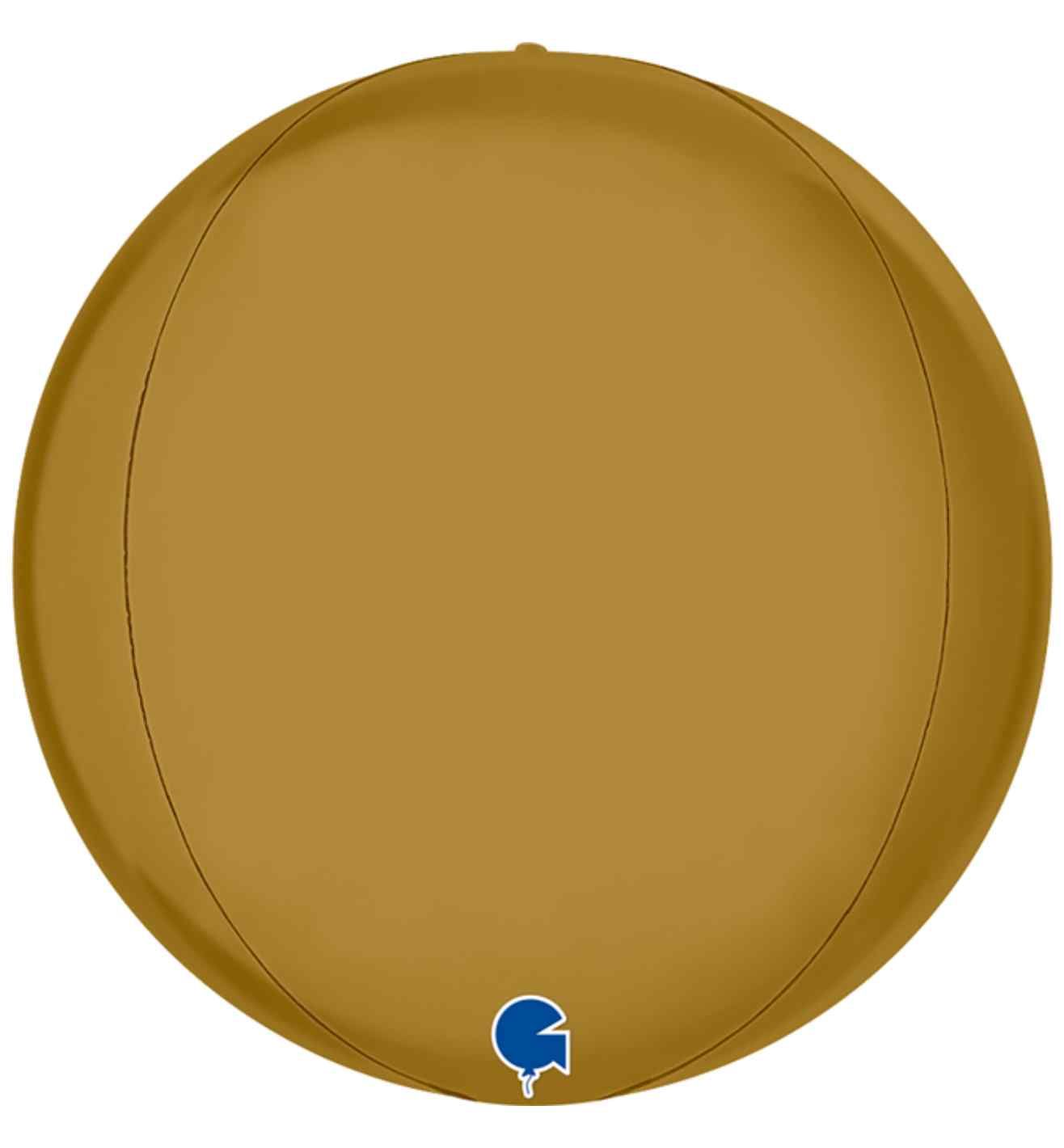 11" Grabo Satin Gold 4D Globe