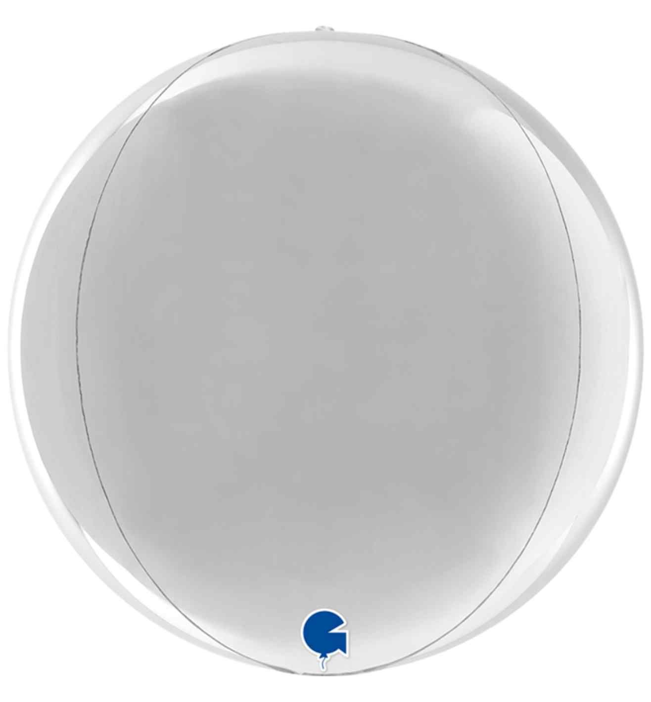 11" Grabo Silver Globe 4D Shape